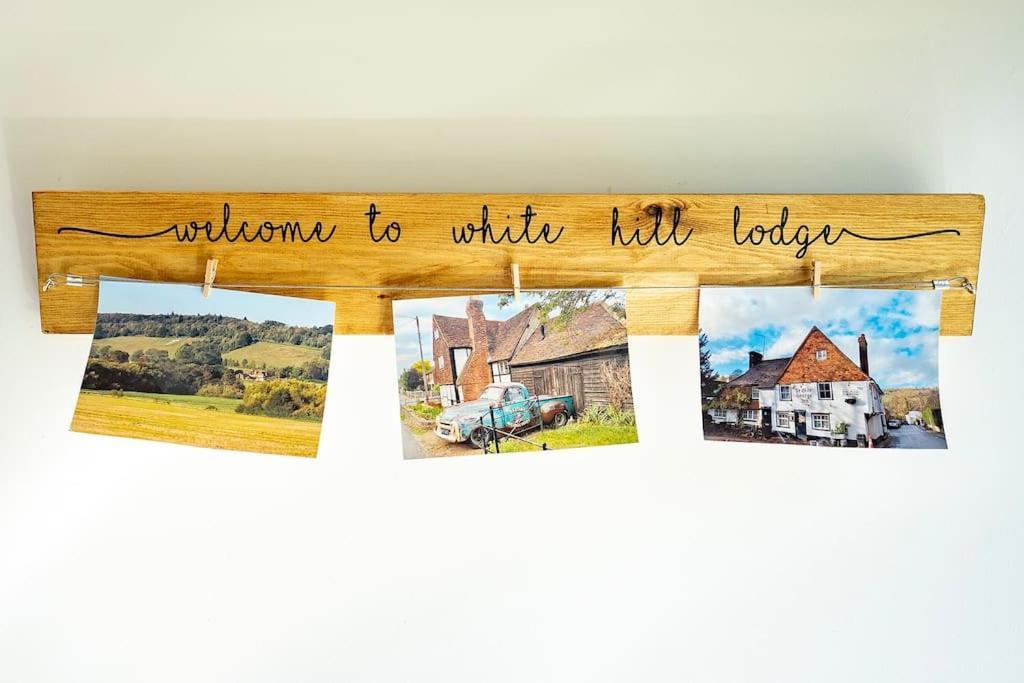 White Hill Lodge - Rustic Cabin Set In A Stunning Meadow Sevenoaks Εξωτερικό φωτογραφία
